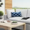 Modway Commix Sunbrella® Outdoor Patio Loveseat - White - Lifestyle - Modway Commix Sunbrella® Outdoor Patio Loveseat - White - Lifestyle