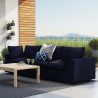 Modway Commix Sunbrella® Outdoor Patio Sofa - Navy - Lifestyle