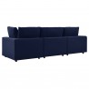 Modway Commix Sunbrella® Outdoor Patio Sofa - Navy - Back Side Angle