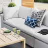 Modway Commix Sunbrella® Outdoor Patio Sofa in White - Lifestyle 2