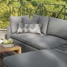 Modway Commix 4-Piece Outdoor Patio Sectional Sofa - Charcoal - Lifestyle 2