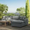 Modway Commix 4-Piece Outdoor Patio Sectional Sofa - Charcoal - Lifestyle - Modway Commix 4-Piece Outdoor Patio Sectional Sofa - Charcoal - Lifestyle