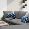 Modway Commix 5-Piece Sunbrella® Outdoor Patio Sectional Sofa - Gray - Lifestyle 2