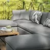 Modway Commix 6-Piece Outdoor Patio Sectional Sofa - Charcoal - Lifestyle - Modway Commix 6-Piece Outdoor Patio Sectional Sofa - Charcoal - Lifestyle