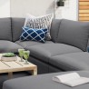 Modway Commix 7-Piece Sunbrella® Outdoor Patio Sectional Sofa - Gray - Lifestyle 2