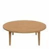 Modway Brisbane Teak Wood Outdoor Patio Coffee Table - Natural- - Front Angle - Modway Brisbane Teak Wood Outdoor Patio Coffee Table - Natural- - Front Angle