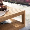 Modway Carlsbad Teak Wood Outdoor Patio Coffee Table - Natural - Lifestyle