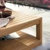 Modway Carlsbad Teak Wood Outdoor Patio Coffee Table - Natural - Lifestyle - Modway Carlsbad Teak Wood Outdoor Patio Coffee Table - Natural - Lifestyle