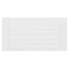 Modway Tahoe Outdoor Patio Powder-Coated Aluminum 4-Piece Set in White Gray / White White - Table in Top Angle
