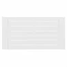Modway Tahoe Outdoor Patio Powder-Coated Aluminum 4-Piece Set in White Gray / White White - Table in Top Angle - Modway Tahoe Outdoor Patio Powder-Coated Aluminum 4-Piece Set in White Gray / White White - Table in Top Angle