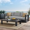 Modway Tahoe Outdoor Patio Powder-Coated Aluminum 2-Piece Set in Gray Gray - Lifestyle