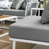 Modway Stance 9 Piece Aluminum Outdoor Patio Aluminum Sectional Sofa Set in White Gray - Lifestyle - Modway Stance 9 Piece Aluminum Outdoor Patio Aluminum Sectional Sofa Set in White Gray - Lifestyle