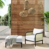 Modway Hanalei 2-Piece Outdoor Patio Furniture Set - Ivory White - Lifestyle