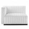 Modway Conjure Channel Tufted Upholstered Fabric Loveseat White 3