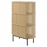 Modway Fortitude Three Tier Display Cabinet Back