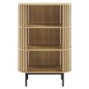 Modway Fortitude Three Tier Display Cabinet Front