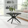Modway Crossroads Round Wood Coffee Table  - Modway Crossroads Round Wood Coffee Table 