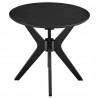 Modway Crossroads 24” Round Wood Side Table Front