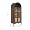 Modway Nolan Tall Arched Storage Display Cabinet 6