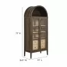 Modway Nolan Tall Arched Storage Display Cabinet 6 - Modway Nolan Tall Arched Storage Display Cabinet 6