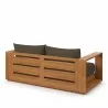 Modway Tahoe Acacia Wood Outdoor Patio Acacia Wood Loveseat Back - Modway Tahoe Acacia Wood Outdoor Patio Acacia Wood Loveseat Back