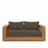 Modway Tahoe Acacia Wood Outdoor Patio Acacia Wood Loveseat Front - Modway Tahoe Acacia Wood Outdoor Patio Acacia Wood Loveseat Front