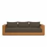 Modway Tahoe Outdoor Patio Acacia Wood Sofa Front - Modway Tahoe Outdoor Patio Acacia Wood Sofa Front