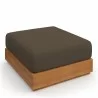 Modway Tahoe Outdoor Patio Acacia Wood Ottoman 2 - Modway Tahoe Outdoor Patio Acacia Wood Ottoman 2