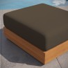 Modway Tahoe Outdoor Patio Acacia Wood Ottoman 4