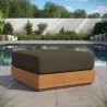 Modway Tahoe Outdoor Patio Acacia Wood Ottoman - Modway Tahoe Outdoor Patio Acacia Wood Ottoman