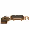 Modway Tahoe 5-Piece Outdoor Patio Acacia Wood Furniture Set - Modway Tahoe 5-Piece Outdoor Patio Acacia Wood Furniture Set