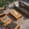 Modway Tahoe 5-Piece Outdoor Patio Acacia Wood Furniture Set Top