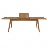 Modway Vienna Outdoor Patio Teak Wood Extendable Dining Table 2