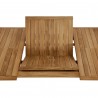 Modway Vienna Outdoor Patio Teak Wood Extendable Dining Table 4