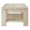 Modway Hollis Travertine Coffee Table Side