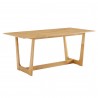 Modway Solara 71" Rectangle Wood Dining Table Natural