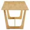 Modway Solara 71" Rectangle Wood Dining Table Natural Side - Modway Solara 71" Rectangle Wood Dining Table Natural Side
