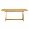 Modway Solara 71" Rectangle Wood Dining Table Natural Front - Modway Solara 71" Rectangle Wood Dining Table Natural Front