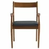 Modway Solara 7-Piece Wood Dining Set with Vegan Leather Armchairs Chair Front - Modway Solara 7-Piece Wood Dining Set with Vegan Leather Armchairs Chair Front