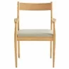 Modway Solara Fabric Wood Dining Armchairs Natural Front - Modway Solara Fabric Wood Dining Armchairs Natural Front