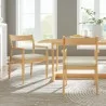 Modway Solara Fabric Wood Dining Armchairs Set of 2 - Modway Solara Fabric Wood Dining Armchairs Set of 2