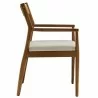 Modway Solara Fabric Wood Dining Armchairs Walnut Side - Modway Solara Fabric Wood Dining Armchairs Walnut Side