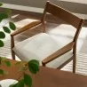 Modway Solara Fabric Wood Dining Armchairs Walnut Top - Modway Solara Fabric Wood Dining Armchairs Walnut Top