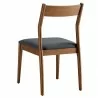 Modway Solara Vegan Leather Wood Dining Side Chairs  Back - Modway Solara Vegan Leather Wood Dining Side Chairs  Back