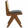 Modway Thera Vegan Leather and Cane Dining Side Chairs Set of 2 Side - Modway Thera Vegan Leather and Cane Dining Side Chairs Set of 2 Side