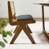 Modway Thera Vegan Leather and Cane Dining Side Chairs Set of 2 Side - Modway Thera Vegan Leather and Cane Dining Side Chairs Set of 2 Side