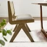 Modway Thera Vegan Leather and Cane Dining Side Chairs Set of 2 Gray - Modway Thera Vegan Leather and Cane Dining Side Chairs Set of 2 Gray