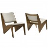 Modway Rylina Vegan Leather Accent Chairs Set 1