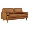 Modway Kellan Vegan Leather Sofa Tan