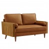 Modway Kellan Vegan Leather Loveseat Tan